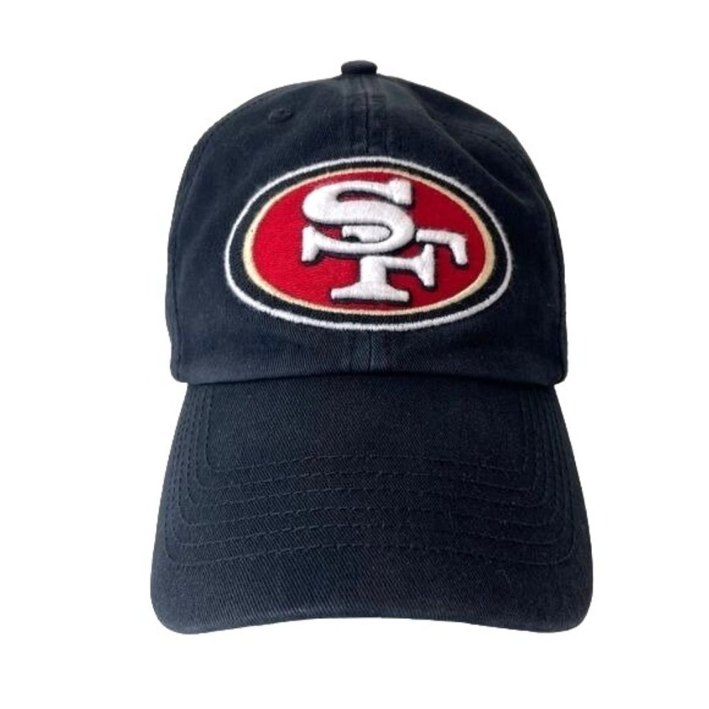 ‘47 Brand NFL San Francisco 49ers Black, Red Fitted Hat Sz Large (7 1/4)
